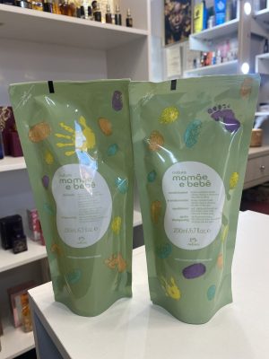 Natura mamãe e bebê shampoo e condicionador